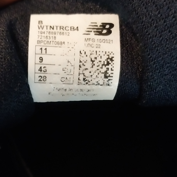 New Balance Womens Dynasoft Nitrel V4  Blue Running Gym Shoes Sneakers  Size 11 - Picture 3 of 5